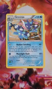 Pokemon Card Greninja Breakpoint Rare 40/122 Lightly Played 
