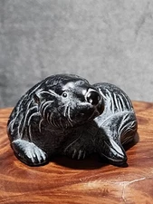 Vintage Boma Sea Otter Figurine/Carved Resin/Soapstone/Sea Life/Canada/Realistic