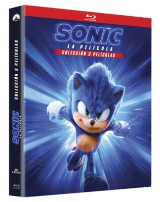 SONIC TRILOGIA LA PELICULA 1 2 3 LA PELICULA BLU RAY  ESPAÑOL NUEVO CASTELLANO