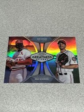 2019 Topps Chrome Greatness Returns #GRE4 Bob Gibson Max Scherzer
