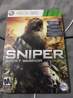MICROSOFT XBOX 360 GAME SNIPER GHOST WARRIOR LIMITED EDITION IN METAL CASE