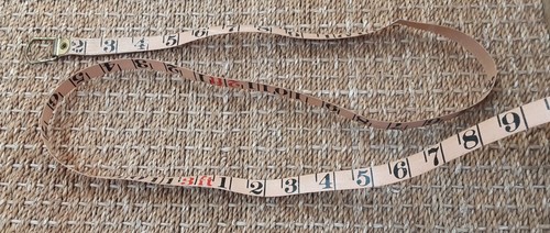 Vintage John Rabone 33' Leather, brass and woven measuring tape, Made in England - Picture 8 of 14