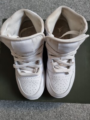triple white jordan 1 junior