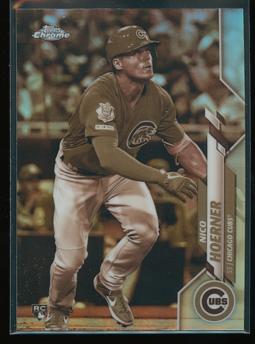 Nico Hoerner 2020 Topps Chrome Sepia Refractor #161 Rookie RC