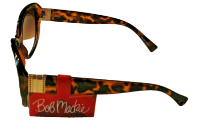 Bob Mackie Womens Fashion Sunglasses - Tortoise Gold Accent  display picture 2