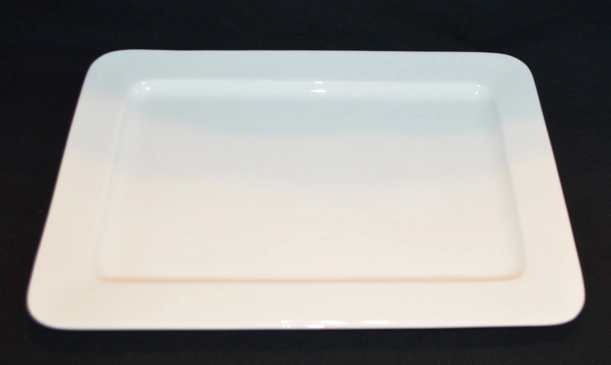 Square white platter cheap