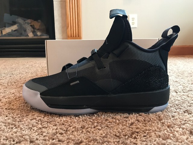 Nike Men's Air Jordan 33 Black Dark Grey White Size 10.5 AQ8830 002 | eBay