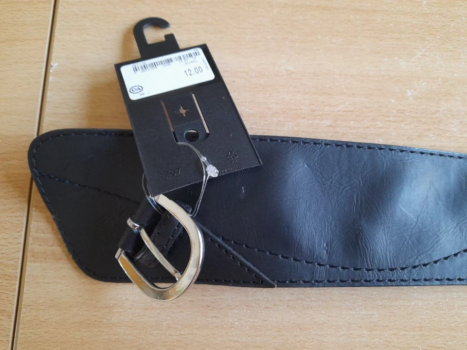 Damen Gürtel, C&A, schwarz, 79-89cm, Nr. 3 - Bild 2 von 4