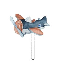 Cake Topper in plexiglass aeroplano