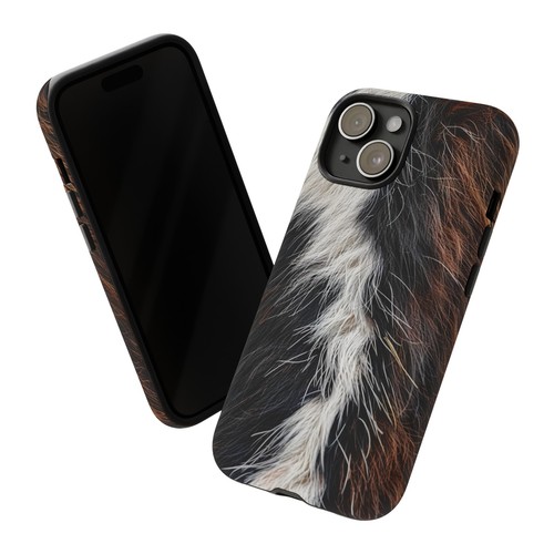 Cow Hide Skin Phone Case for iPhone, Samsung Galaxy, Pixel - 第 21/173 張圖片