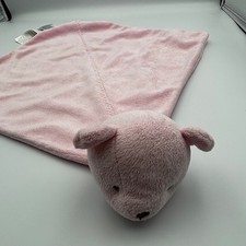 Just One Year Carters Pink Bear Security Blanket Precious Firsts Lovey Plush