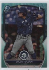 2023 Bowman Draft Chrome Aqua Wave Refractor /125 Brock Rodden #BDC-171 0w27