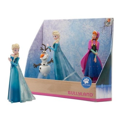 Bullyland Spielfigur Anna, Elsa und Olaf (13446) - Die Eiskönigin