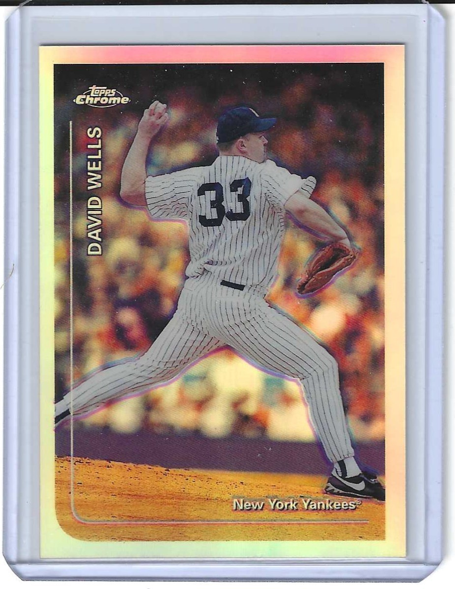 1999 David Wells Topps Chrome Refractor #10
