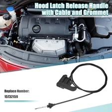 Hood Latch Release Cable Fit for Land Rover LR4 2010-2016 No.LR013916 Black