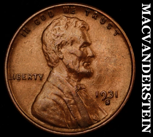 1931-S Lincoln Wheat Cent- Key Date  Extra Fine  No Reserve  #i4860