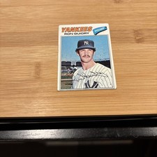 1977 Topps # 656 Ron Guidry Vg