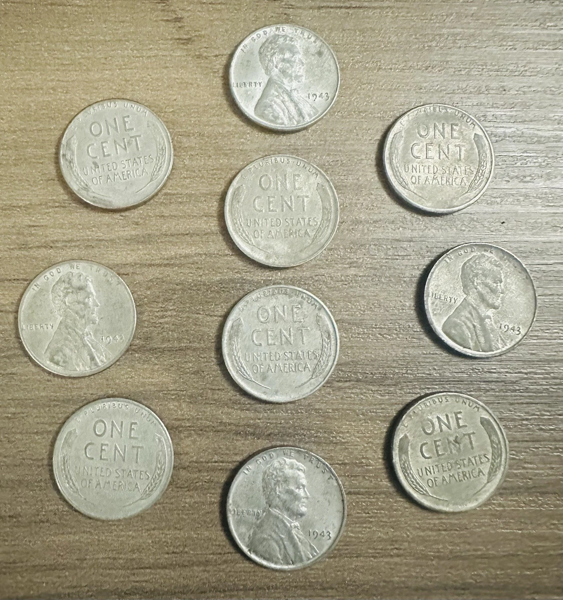 1943 P STEEL PENNY~WWII WARTIME CENT~( Own A Piece Of American