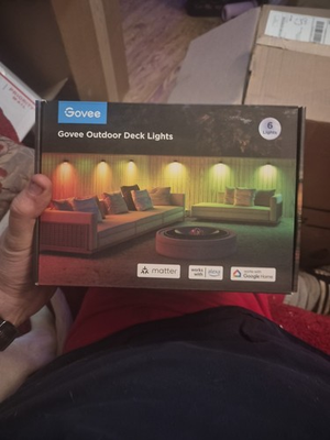 #ad Govee outdoor Deck Lights: 6 Lights Model H7067 IP65 Waterproof $69.00