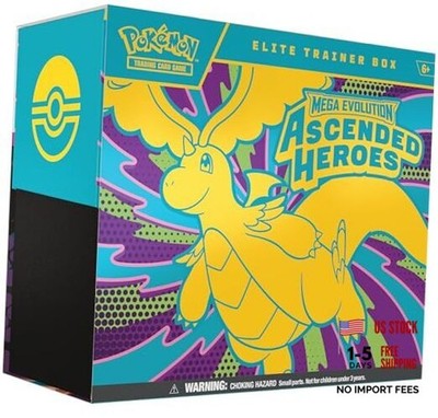 Pokémon TCG: Mega Evolution Ascended Heroes Elite Trainer Box 