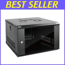 Lockable Server Rack Enclosure, Cooling Fan, Glass Door 