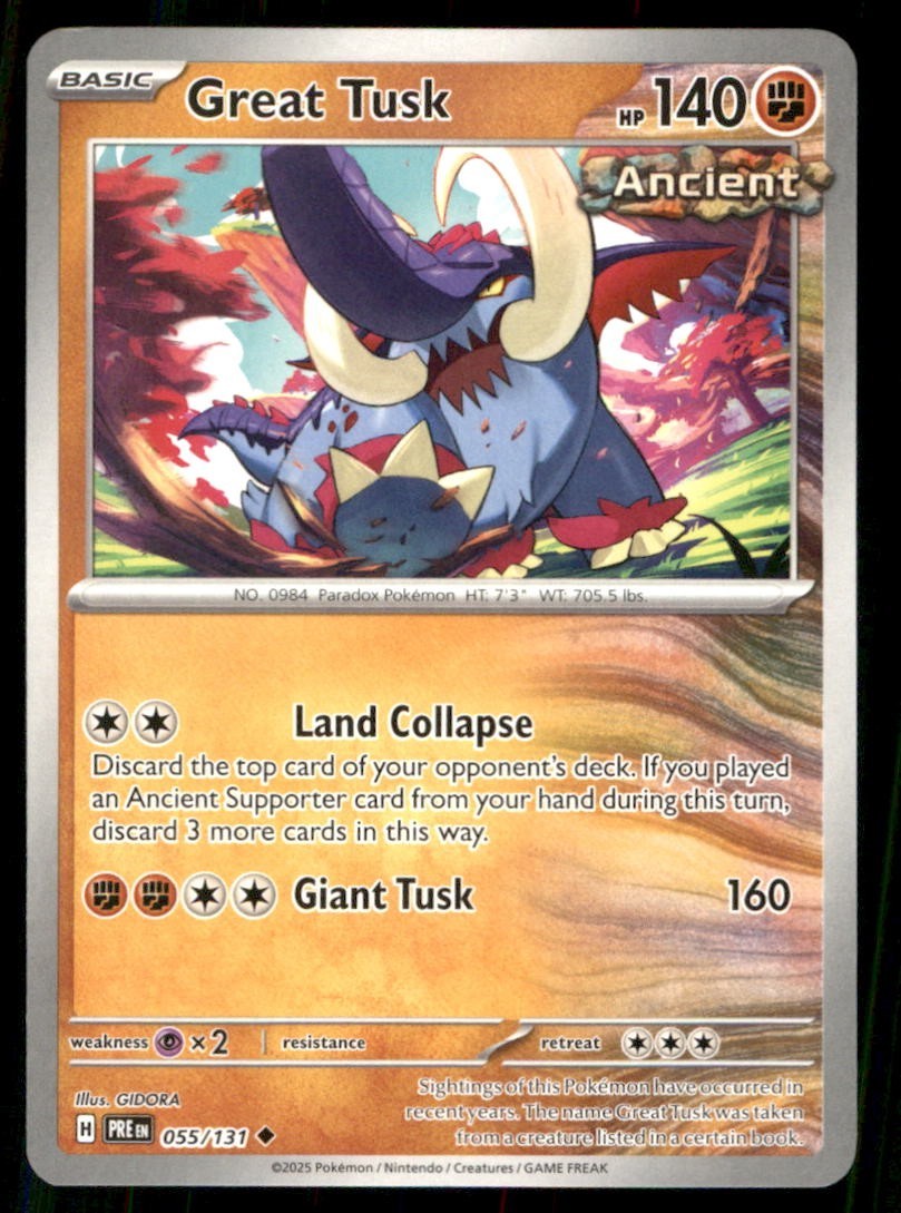  Pokémon TCG great tusk