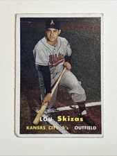 Lou Skizas 1957 Topps #83 Kansas City A's Athletics G-VG