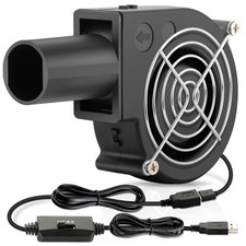 97mm x 33mm Small Blower Fan 5V with Variable Speed Controller Centrifugal Sq...