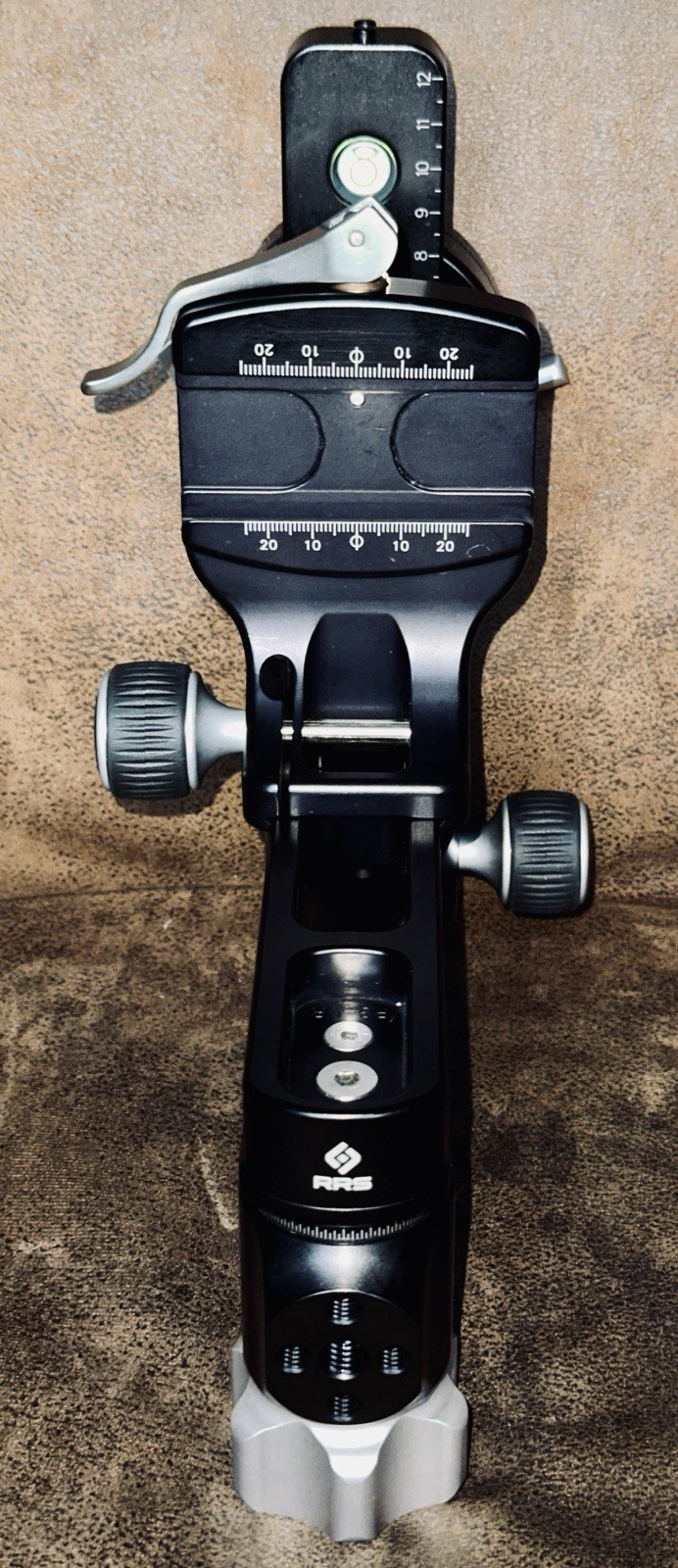 Really Right Stuff RRS PG-02 MK I Pano-Gimbal Head Used w/ Lens Coat Bag, Pouch