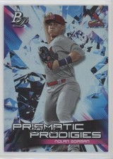 2019 Bowman Platinum Wal-Mart Prismatic Prodigies Nolan Gorman #PPP-8 0ht6