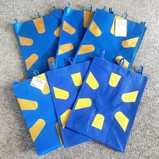 6 Walmart Medium Reusable Shopping Bag Recycle Groceries Bag