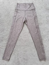 Offline by Aerie The Hugger High Rise Pocket Leggings Heathered Brown S Athletic