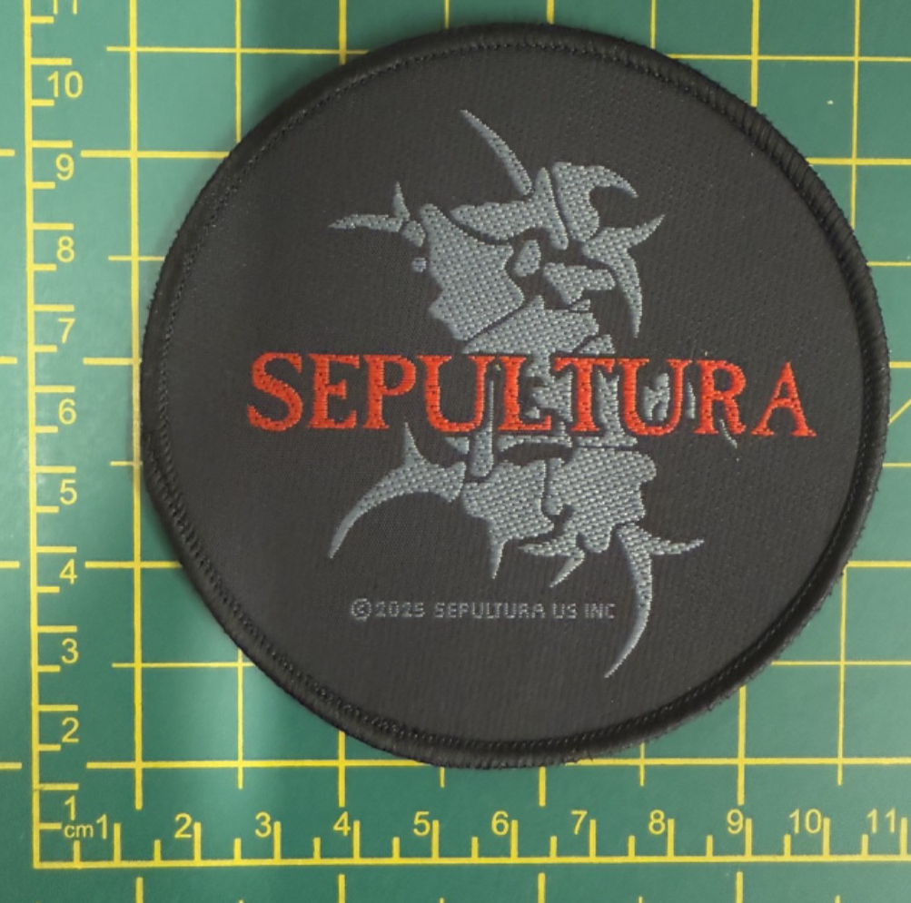 Sepultura Logo And Tribal S Woven Sew On Patch Officially Licensed
