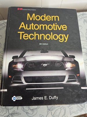 Modern Automotive Technology 8th Edition Hardcover 2014 Guide Auto Engine Repair