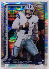 2025 Topps Chrome Football - Dak Prescott Card 79 Pulsar Refractor
