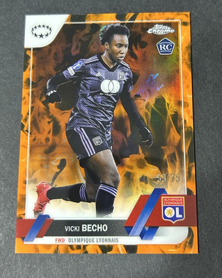 2023 Topps Chrome  Vicki Becho Women's UEFA Champions League Inferno 11/75
