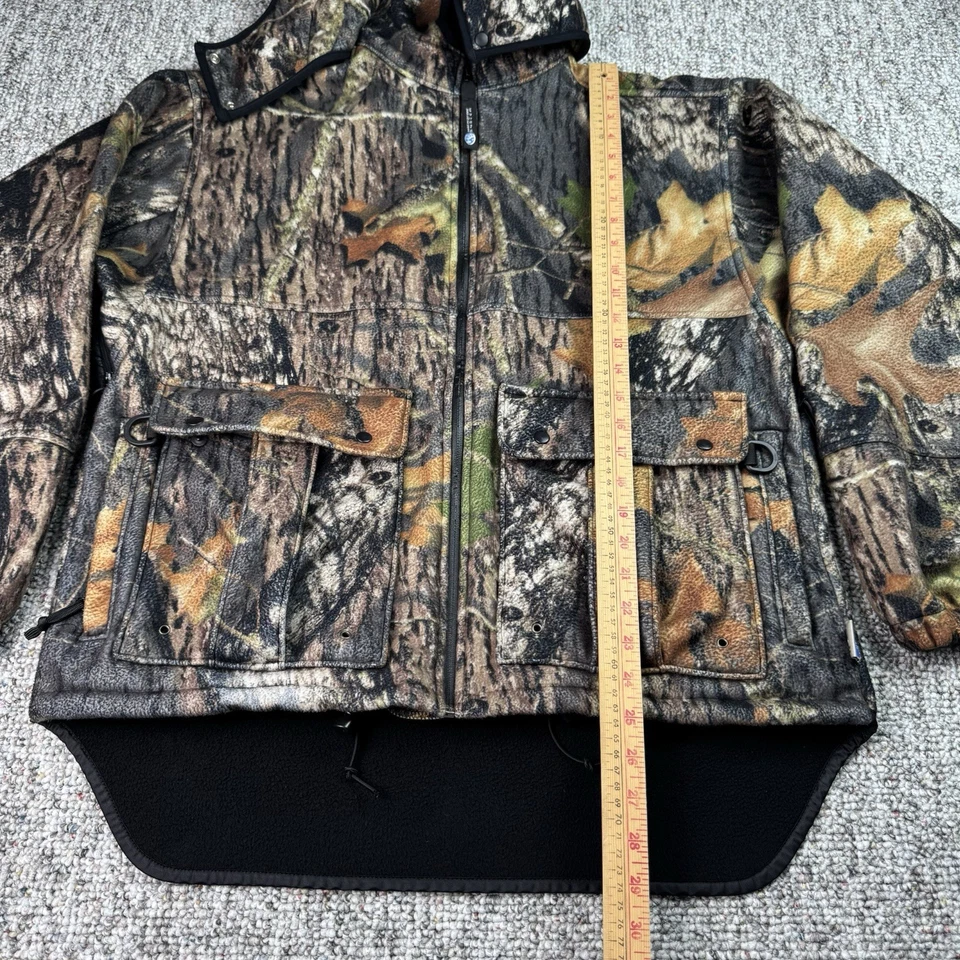 Rivers West Mens Medium Camo Jacket Fleece Waterproof Hydro2 PowerLock Mossy Oak - Image 2 of 4