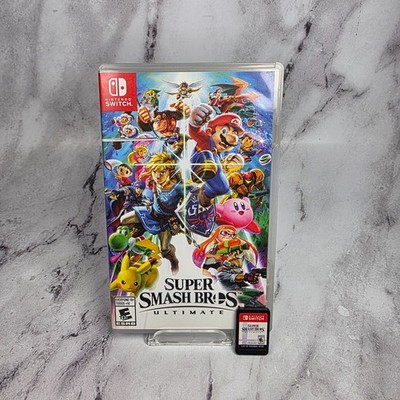 Super Smash Bros Ultimate Nintendo Switch Game Cartridge With Case 
