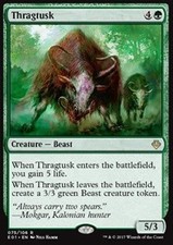 Magic/MTG Thragtusk E01-75 Rare Englisch Excellent