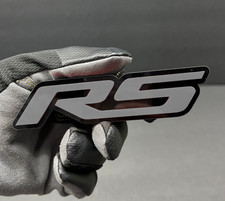 2 Pair Rs Fender Tailgate Badges Gray 3d Acrylic Aggressive Emblems Racing 2 Pair Rs Fender Tailgate Badges Gray 3d Acrylic Aggressive Emblems Racing