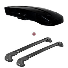 Dachbox Thule Vector M + Dachträger Thule WingBar Edge für BMW 3er Limousine E90