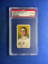 T206 Sweet Caporal 350/25 Rube Marquard Portrait PSA 2.5