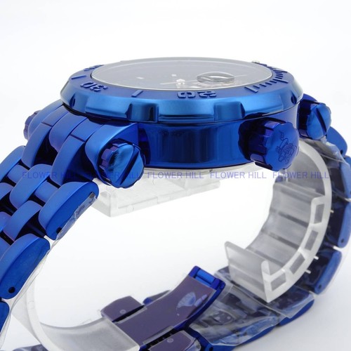 Invicta Men'S Watch Automatic Blue Sea Base 40962 Metal Band Skeleton Back - Picture 5 of 10