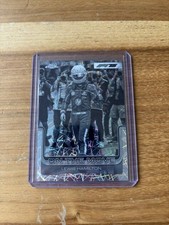 2025 Topps Chrome F1 Lewis Hamilton On The Move B&W Lazer Refractor #191 Ferrari