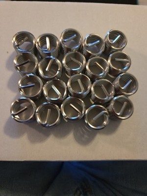 (20) 3/4 10 X .75 Long Helicoil Thread Inserts Wire Insert Thread Repair 304SS