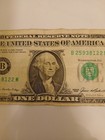 1985 $1 Washington Bill From NEWYORK "B" FedRes — photo 3