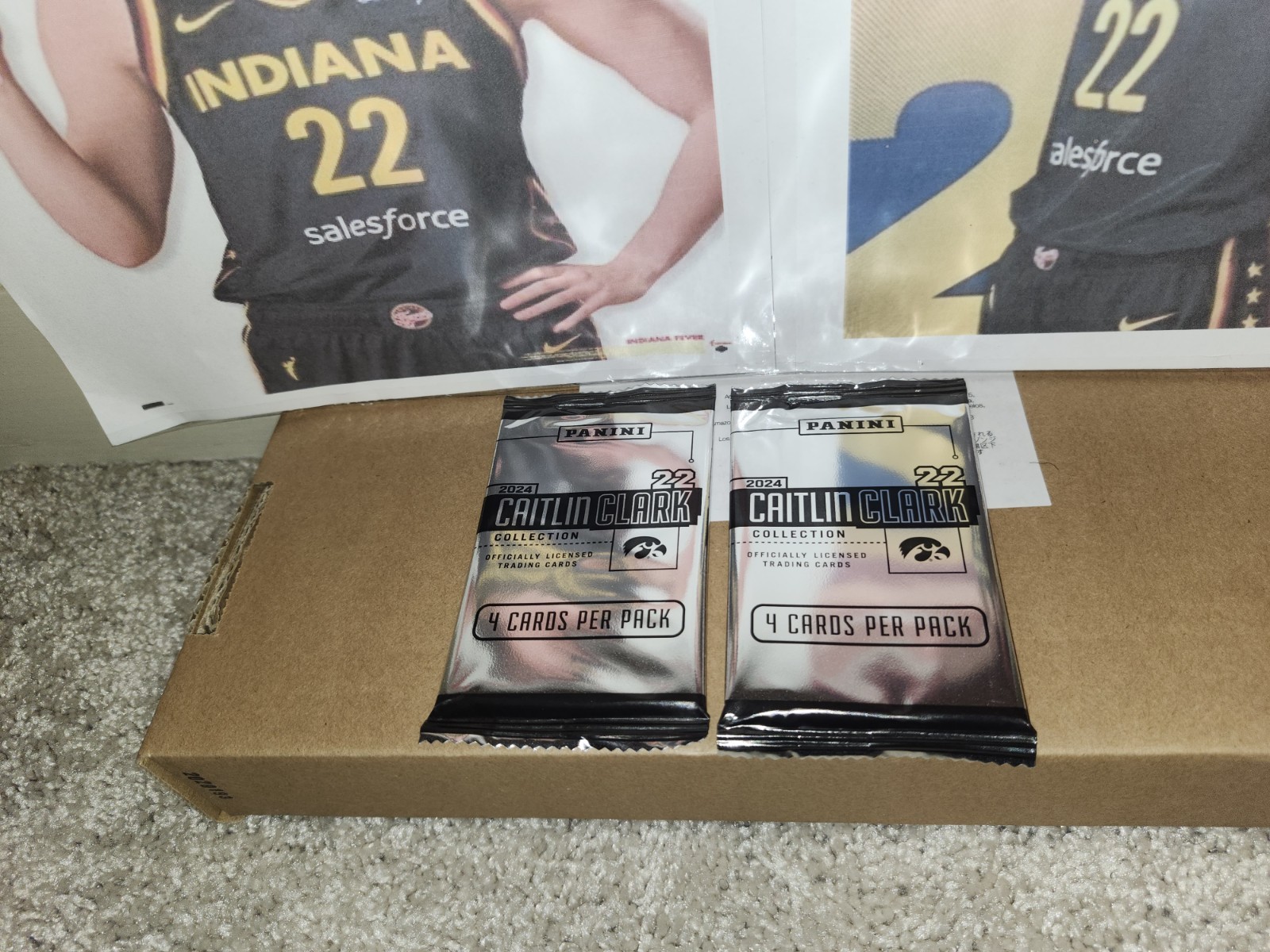 2024 Caitlin Clark Collection Two (2) Sealed Packs ~ Autograph??? ~ [8 Cards] view 2