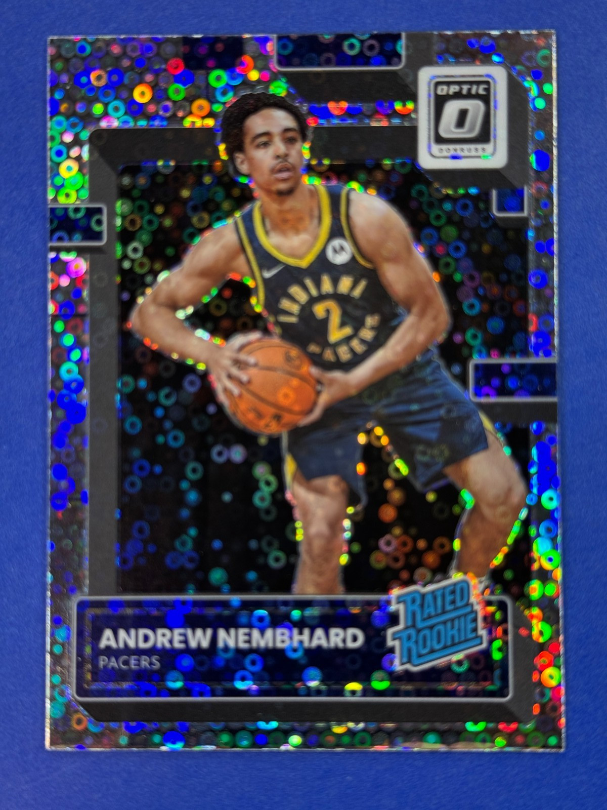 ANDREW NEMBHARD 2022-23 Donruss Optic Fast Break rookie Indiana Pacers #230