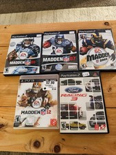 Madden NFL 2003 (Sony PlayStation 2, 2002) Plus 4 Other Games