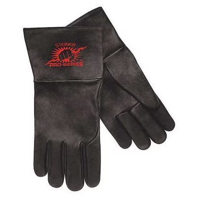 Steiner 0266-M Pro-Series(Tm) Welding Gloves, Gauntlet Cuff, Straight Thumb,